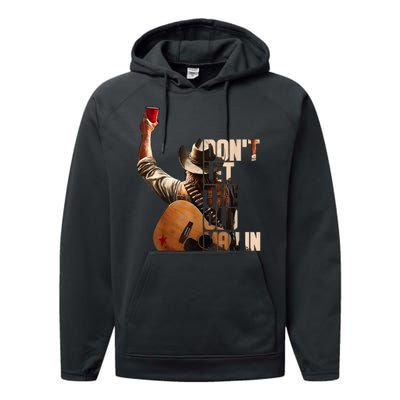 DonT Let The Old Man In Performance Fleece Hoodie