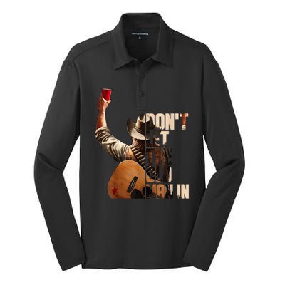 DonT Let The Old Man In Silk Touch Performance Long Sleeve Polo