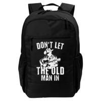 Don’T Let The Old Man In Vintage Walking With A Guitar Daily Commute Backpack