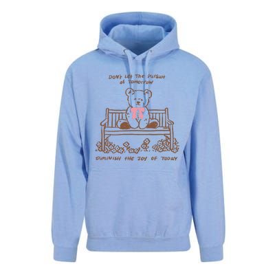 Dont Let The Pursuit Of Tomorrow Diminish The Funny Unisex Surf Hoodie