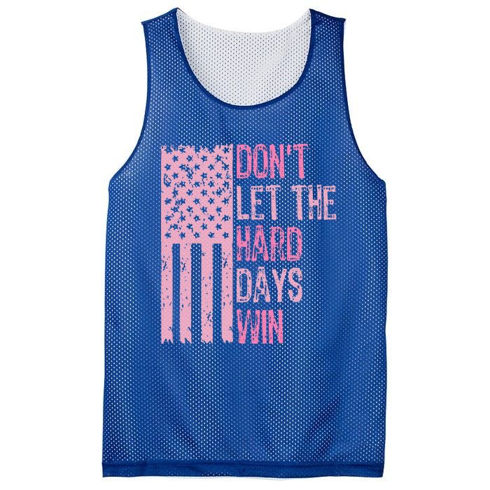 Dont Let The Hard Days Win Mesh Reversible Basketball Jersey Tank