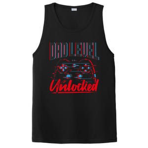 Dad Level Unlocked Gamer Gaming Video Games Gift PosiCharge Competitor Tank