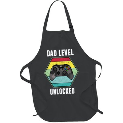 Dad Level Unlocked Gamer Vintage Apron