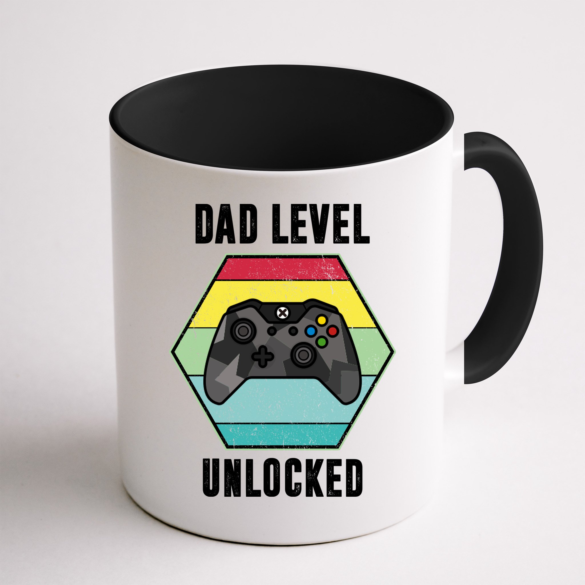 Dad Level Unlocked Gamer Vintage Mug