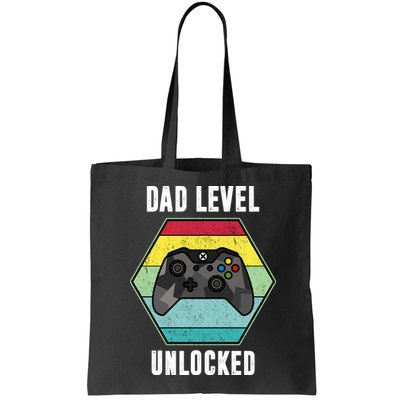 Dad Level Unlocked Gamer Vintage Bag