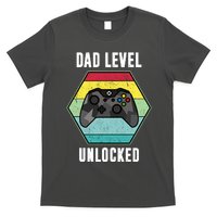 Dad Level Unlocked Gamer Vintage T-Shirt