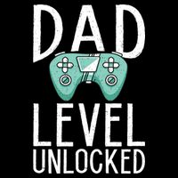 Dad Level Unlocked Gaming Father Daddy Dad Gift Cooling Performance Crew T-Shirt