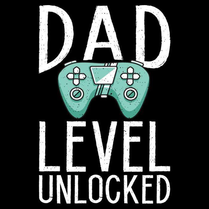 Dad Level Unlocked Gaming Father Daddy Dad Gift Cooling Performance Crew T-Shirt
