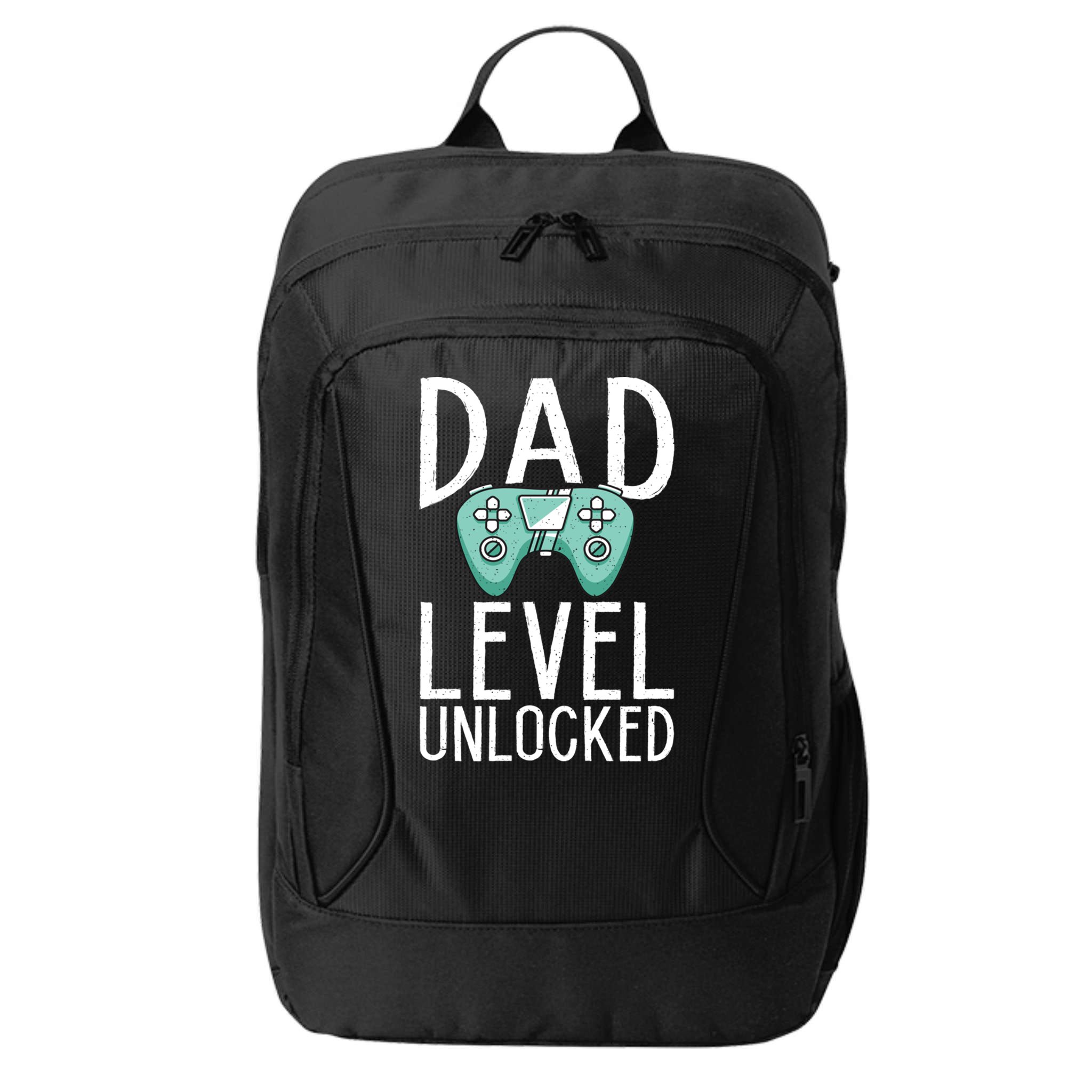 Dad Level Unlocked Gaming Father Daddy Dad Gift City Backpack