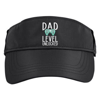 Dad Level Unlocked Gaming Father Daddy Dad Gift Adult Drive Performance Visor