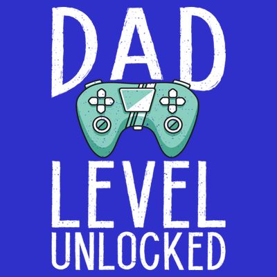 Dad Level Unlocked Gaming Father Daddy Dad Gift T-Shirt