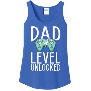 Dad Level Unlocked Gaming Father Daddy Dad Gift Ladies Essential Tank