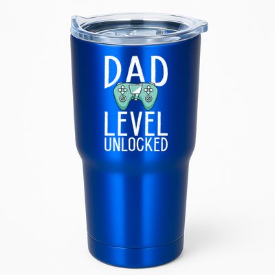 Dad Level Unlocked Gaming Father Daddy Dad Gift Tumbler