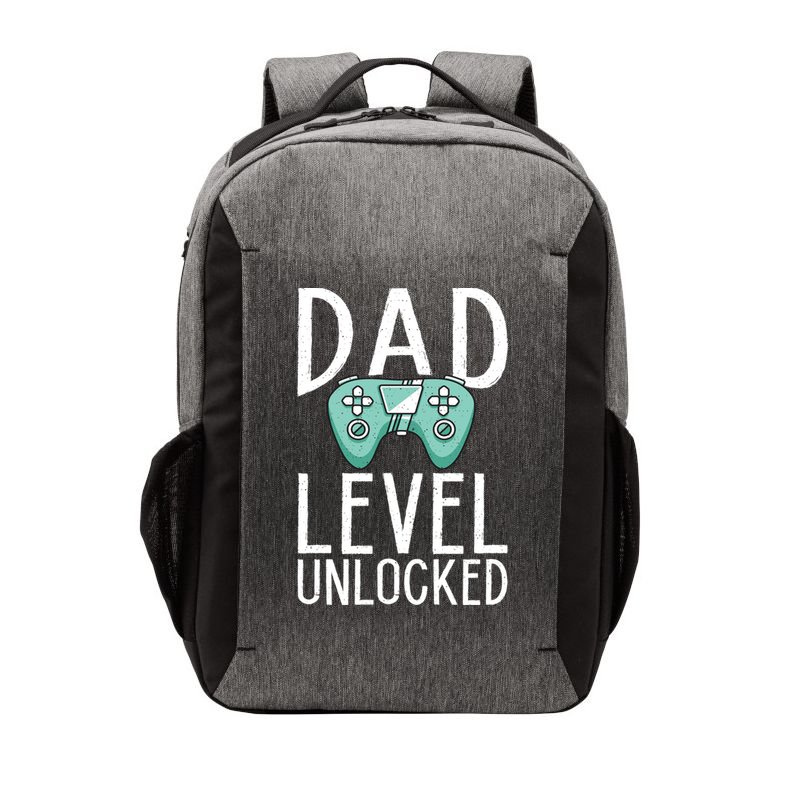 Dad Level Unlocked Gaming Father Daddy Dad Gift Vector Backpack