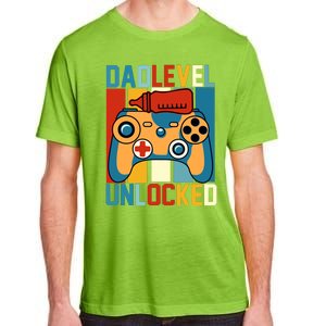 Dad Level Unlocked FatherS Day Celebration Adult ChromaSoft Performance T-Shirt