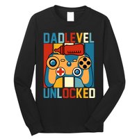 Dad Level Unlocked FatherS Day Celebration Long Sleeve Shirt