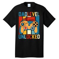 Dad Level Unlocked FatherS Day Celebration Tall T-Shirt