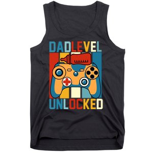 Dad Level Unlocked FatherS Day Celebration Tank Top