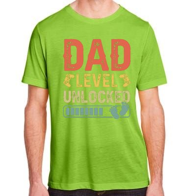 Dad Level Unlocked Adult ChromaSoft Performance T-Shirt