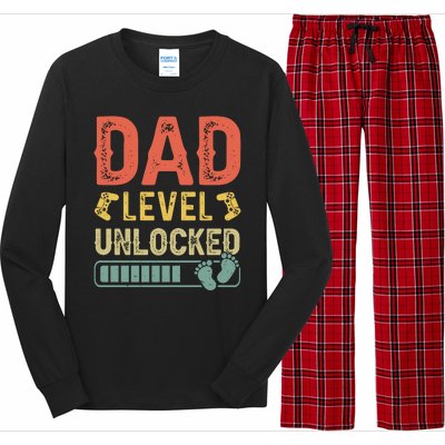 Dad Level Unlocked Long Sleeve Pajama Set