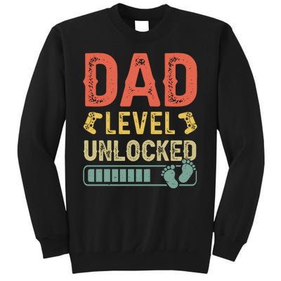 Dad Level Unlocked Tall Sweatshirt