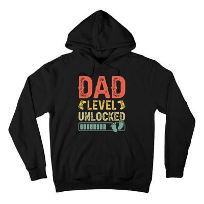 Dad Level Unlocked Tall Hoodie