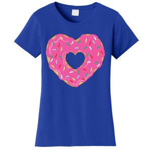 Donut Love Valentine's Day Heart Cute Meaningful Gift Women's T-Shirt