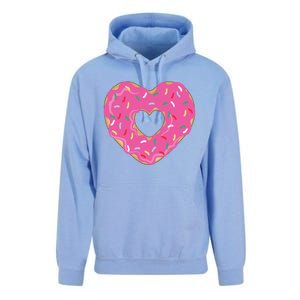 Donut Love Valentine's Day Heart Cute Meaningful Gift Unisex Surf Hoodie