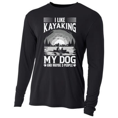 Dog Life Vests For Kayaking Dog Kayak Gear Lake Kayaking Funny Gift Cooling Performance Long Sleeve Crew