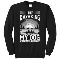 Dog Life Vests For Kayaking Dog Kayak Gear Lake Kayaking Funny Gift Tall Sweatshirt