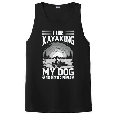 Dog Life Vests For Kayaking Dog Kayak Gear Lake Kayaking Funny Gift PosiCharge Competitor Tank