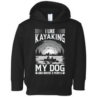 Dog Life Vests For Kayaking Dog Kayak Gear Lake Kayaking Funny Gift Toddler Hoodie