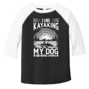 Dog Life Vests For Kayaking Dog Kayak Gear Lake Kayaking Funny Gift Toddler Fine Jersey T-Shirt