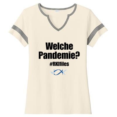 Dr. Lockdown Viehler Wearing Welche Pandemie Rklfile Ladies Halftime Notch Neck Tee