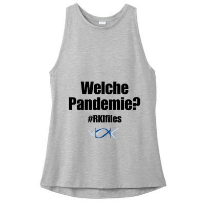 Dr. Lockdown Viehler Wearing Welche Pandemie Rklfile Ladies PosiCharge Tri-Blend Wicking Tank