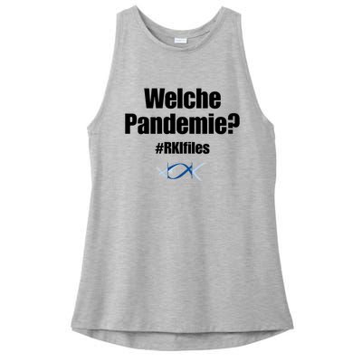 Dr. Lockdown Viehler Wearing Welche Pandemie Rklfile Ladies PosiCharge Tri-Blend Wicking Tank