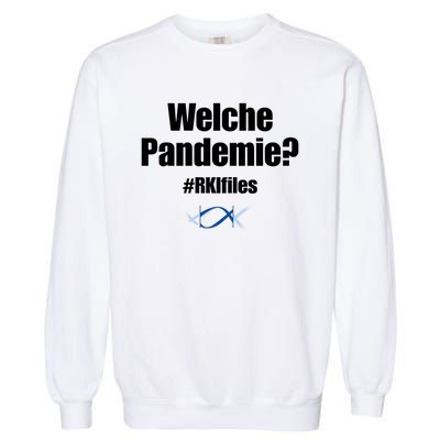 Dr. Lockdown Viehler Wearing Welche Pandemie Rklfile Garment-Dyed Sweatshirt