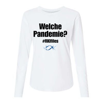 Dr. Lockdown Viehler Wearing Welche Pandemie Rklfile Womens Cotton Relaxed Long Sleeve T-Shirt