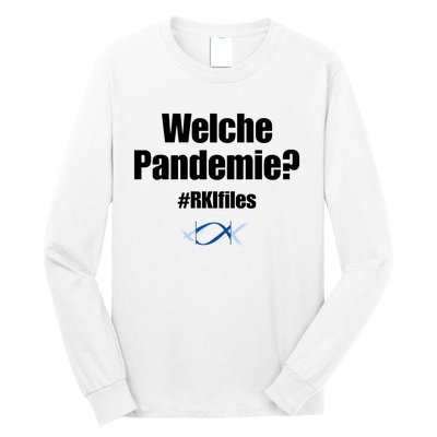 Dr. Lockdown Viehler Wearing Welche Pandemie Rklfile Long Sleeve Shirt