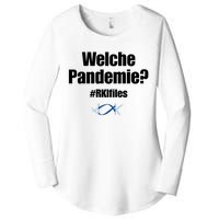 Dr. Lockdown Viehler Wearing Welche Pandemie Rklfile Women's Perfect Tri Tunic Long Sleeve Shirt