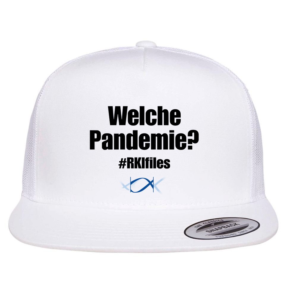 Dr. Lockdown Viehler Wearing Welche Pandemie Rklfile Flat Bill Trucker Hat