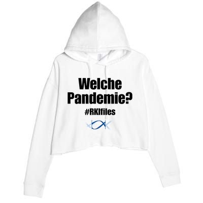 Dr. Lockdown Viehler Wearing Welche Pandemie Rklfile Crop Fleece Hoodie