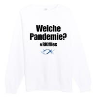 Dr. Lockdown Viehler Wearing Welche Pandemie Rklfile Premium Crewneck Sweatshirt