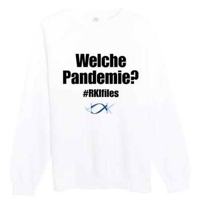 Dr. Lockdown Viehler Wearing Welche Pandemie Rklfile Premium Crewneck Sweatshirt