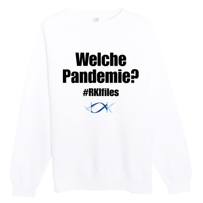 Dr. Lockdown Viehler Wearing Welche Pandemie Rklfile Premium Crewneck Sweatshirt