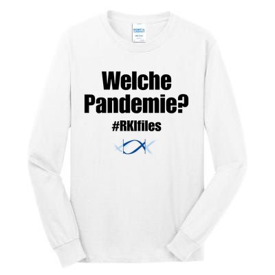 Dr. Lockdown Viehler Wearing Welche Pandemie Rklfile Tall Long Sleeve T-Shirt