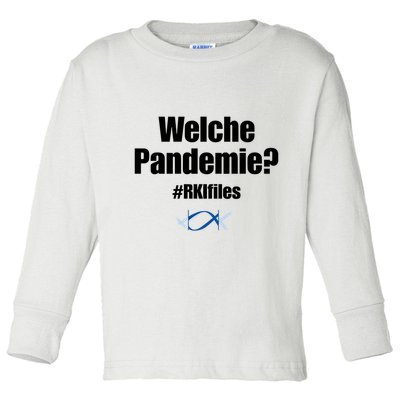Dr. Lockdown Viehler Wearing Welche Pandemie Rklfile Toddler Long Sleeve Shirt