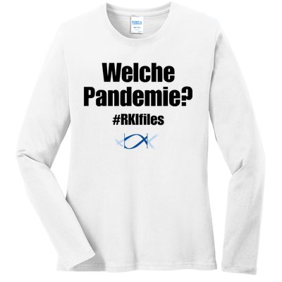 Dr. Lockdown Viehler Wearing Welche Pandemie Rklfile Ladies Long Sleeve Shirt