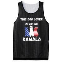 Dog Lover Voting Kamala Patriotic Dog Design Mesh Reversible Basketball Jersey Tank