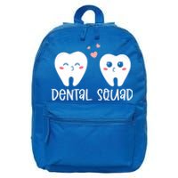 Dental Life Valentine's Day Dental Squad Funny Dentist Tooth Funny Gift 16 in Basic Backpack